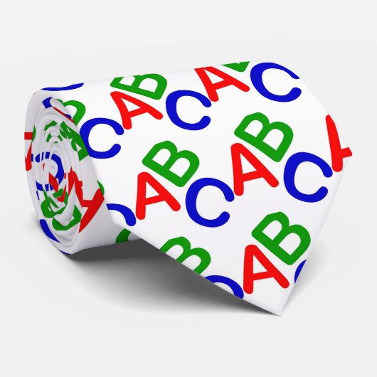 ABCのタイ ネクタイ (ロール)