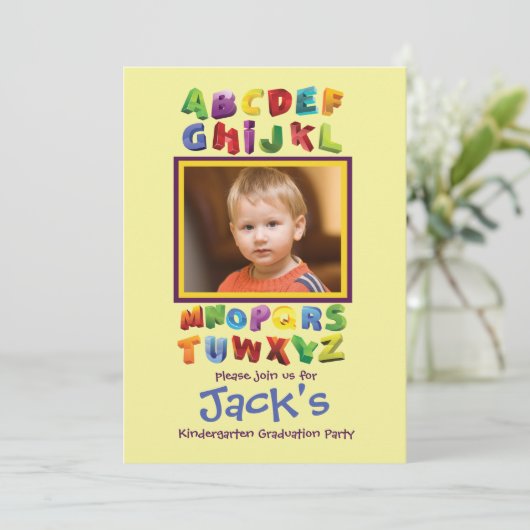 ABCの写真の招待状 招待状 (スタンド正面)