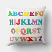ABCの多彩なレタリング クッション (裏面)