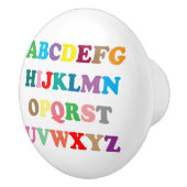 ABCの多彩なレタリング セラミックノブ (右)