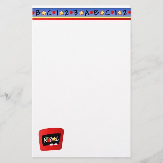ABCの授業日 便箋 (正面)