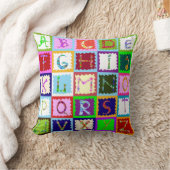 ABCの装飾用クッション クッション (ブランケット)