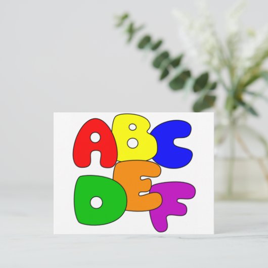 ABCの ポストカード (スタンド正面)