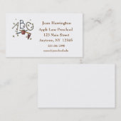 ABCは先生の名刺を主演します 名刺 (正面/裏面)