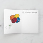 ABCは、私達の家族の新しいメンバーを歓迎します 案内状 (内部)