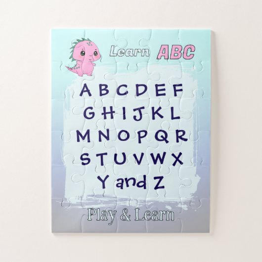 ABCを学ぼう 遊んで学ぶパズル ジグソーパズル (縦)