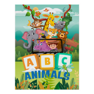 ABCアニマルズ ポスター