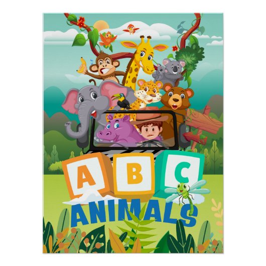 ABCアニマルズ ポスター (正面)
