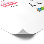 ABCアルファベットポスター 子供 ポスター (角)