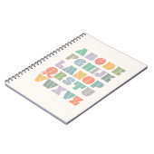 ABCアルファベットモダン ノートブック (左側)