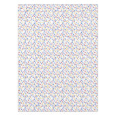 ABCアルファベットレッドイエローブルー テーブルクロス (正面)