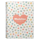 ABCアルファベット名ノートブパーソナライズされたック ノートブック (正面)