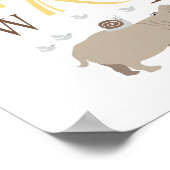 ABCアルファベット子供部屋プリント ポスター (角)