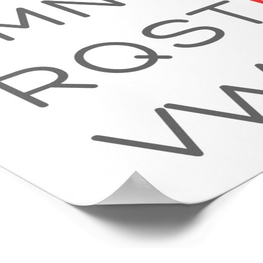 ABCアルファベット私はあなたを愛する子供部屋デコールポスター ポスター (角)