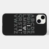 ABCアルファベットiPhoneケース Case-Mate iPhoneケース (裏面 (横))