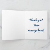 ABCアルファベ学ットの便り学物 サンキューカード (内部)