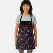 ABCカラフルと123s エプロン (インサイチュ)