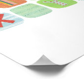 ABCカラフルキャンバス ポスター (角)