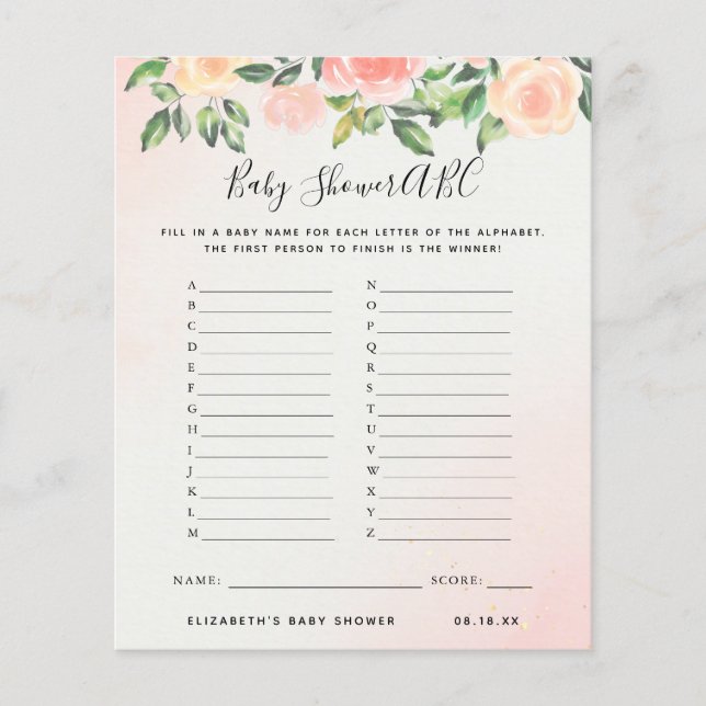 ABCゲーム |フローラバビースワーゲーム (正面)