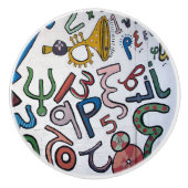 ABCセラカラフルミックプル セラミックノブ (正面)