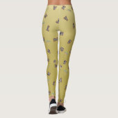 ABCゼブラサファリツリー金ゴールドグラデーション新学期 レギンス (裏面)