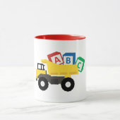 ABCダンプトラック建築トラック マグカップ (中央)