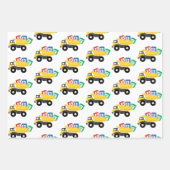 ABCダンプトラック建築トラック ラッピングペーパーシート (正面3)