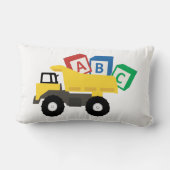 ABCダンプトラック建築トラック ランバークッション (裏面)