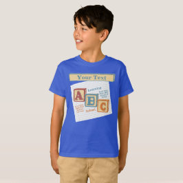 ABCパーソナライズされたの学学校 Tシャツ