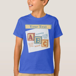 ABCパーソナライズされたの学学校 Tシャツ