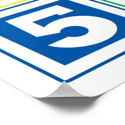 ABCブロック ポスター (角)