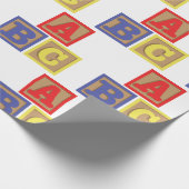 ABCブロック ラッピングペーパー (角)