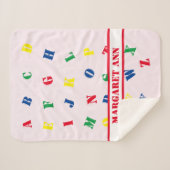 ABCベビーガールシャーパブランケット シェルパブランケット (正面(横))