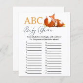 ABCベビーシャワーゲーム (正面/裏面)