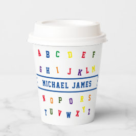 ABCベビーシャワー紙カップ 紙コップ