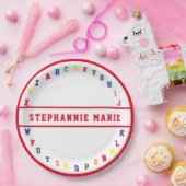 ABCベビーシャワー紙プレート ペーパープレート (パーティー)