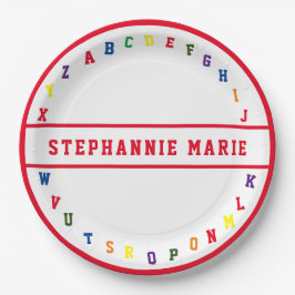 ABCベビーシャワー紙プレート ペーパープレート