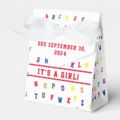 ABCベビーシャワー フェイバーボックス (正面サイド)