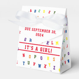 ABCベビーシャワー フェイバーボックス