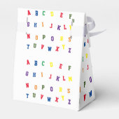 ABCベビーシャワー フェイバーボックス (裏面サイド)