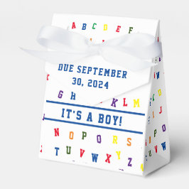 ABCベビーシャワー フェイバーボックス