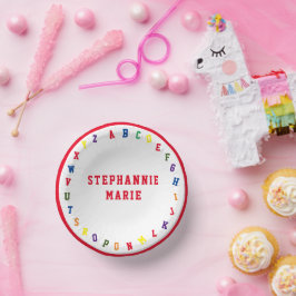 ABCベビーシャワー ペーパーボウル