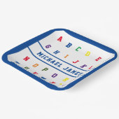 ABCボーイベビーシャワー紙プレート ペーパープレート (傾斜あり)