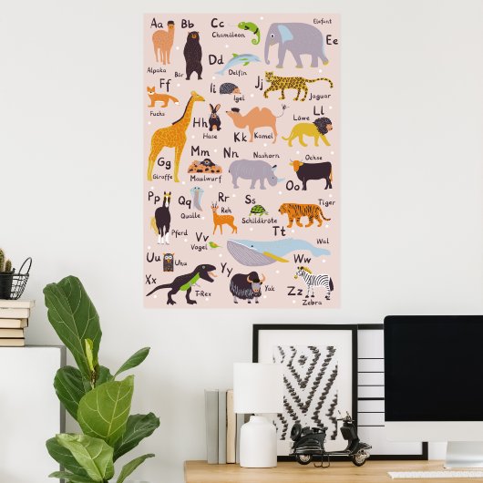 ABCポスターティエールキンダーツマー ポスター (ホームオフィス)