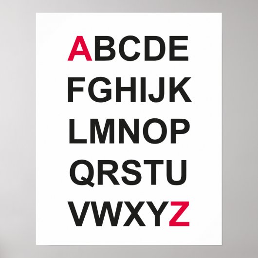 ABCポスター ポスター (正面)