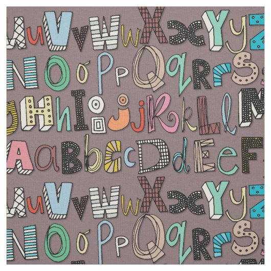 ABCモカ数々のー ファブリック (見本)