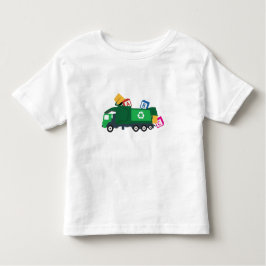 ABCリサイクルごみ車 トドラーTシャツ