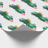 ABCリサイクルごみ車 ラッピングペーパー (角)