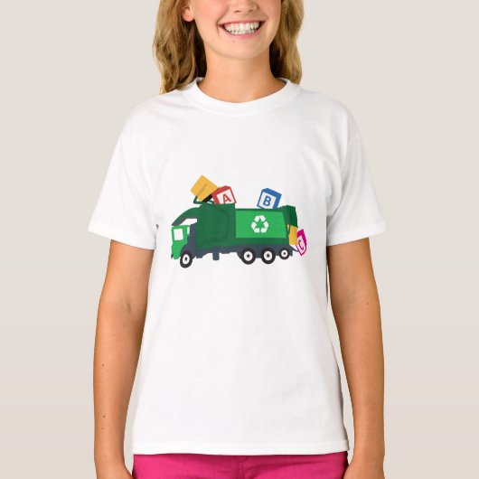 ABCリサイクルごみ車 Tシャツ (正面)