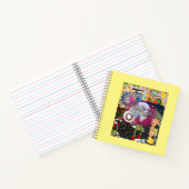 ABCレタリングワークシート音楽ネズミ ノートブック (内部)